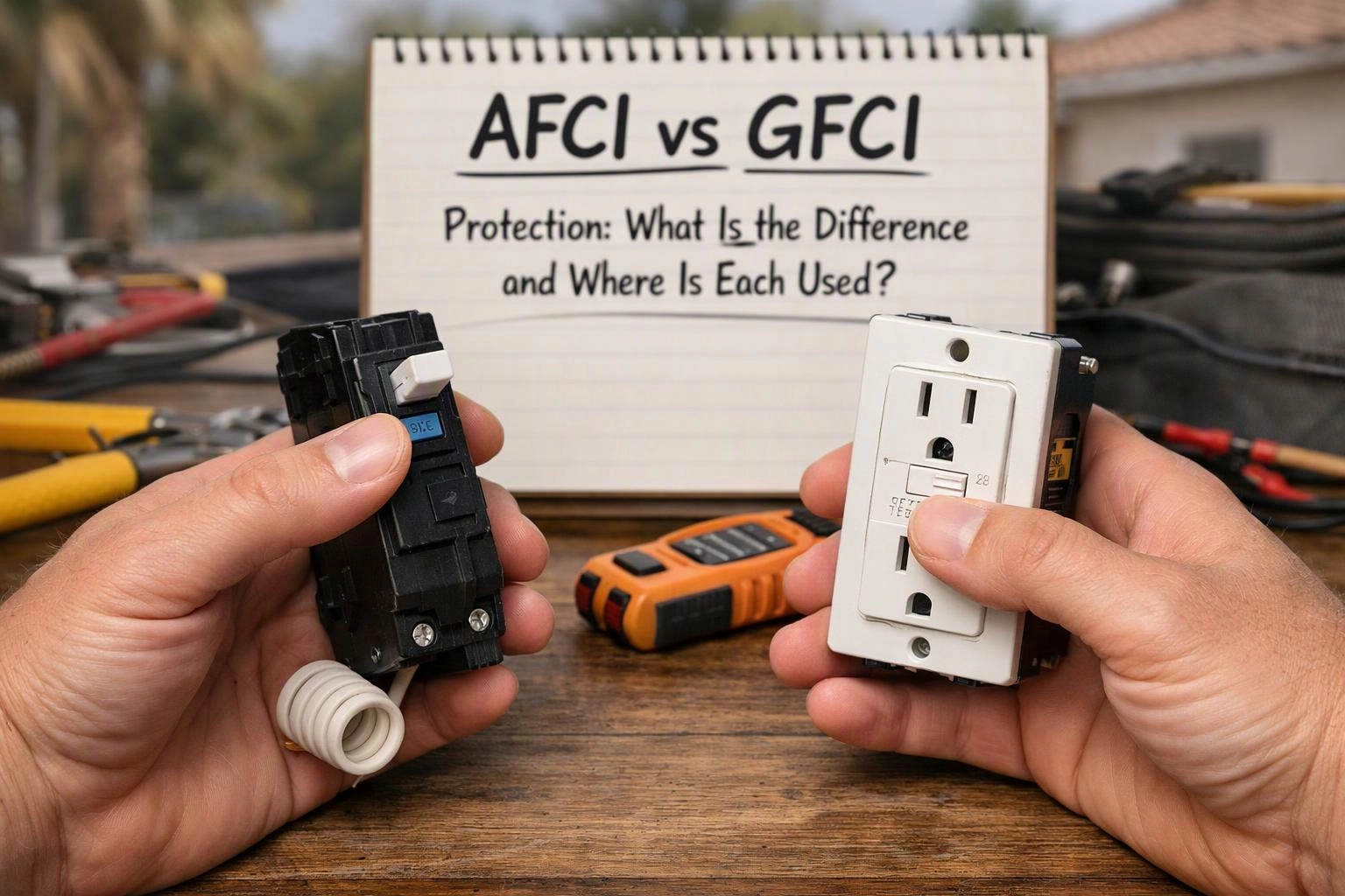 AFCI vs GFCI Protection: What Is the Difference and Where Is Each Used?
