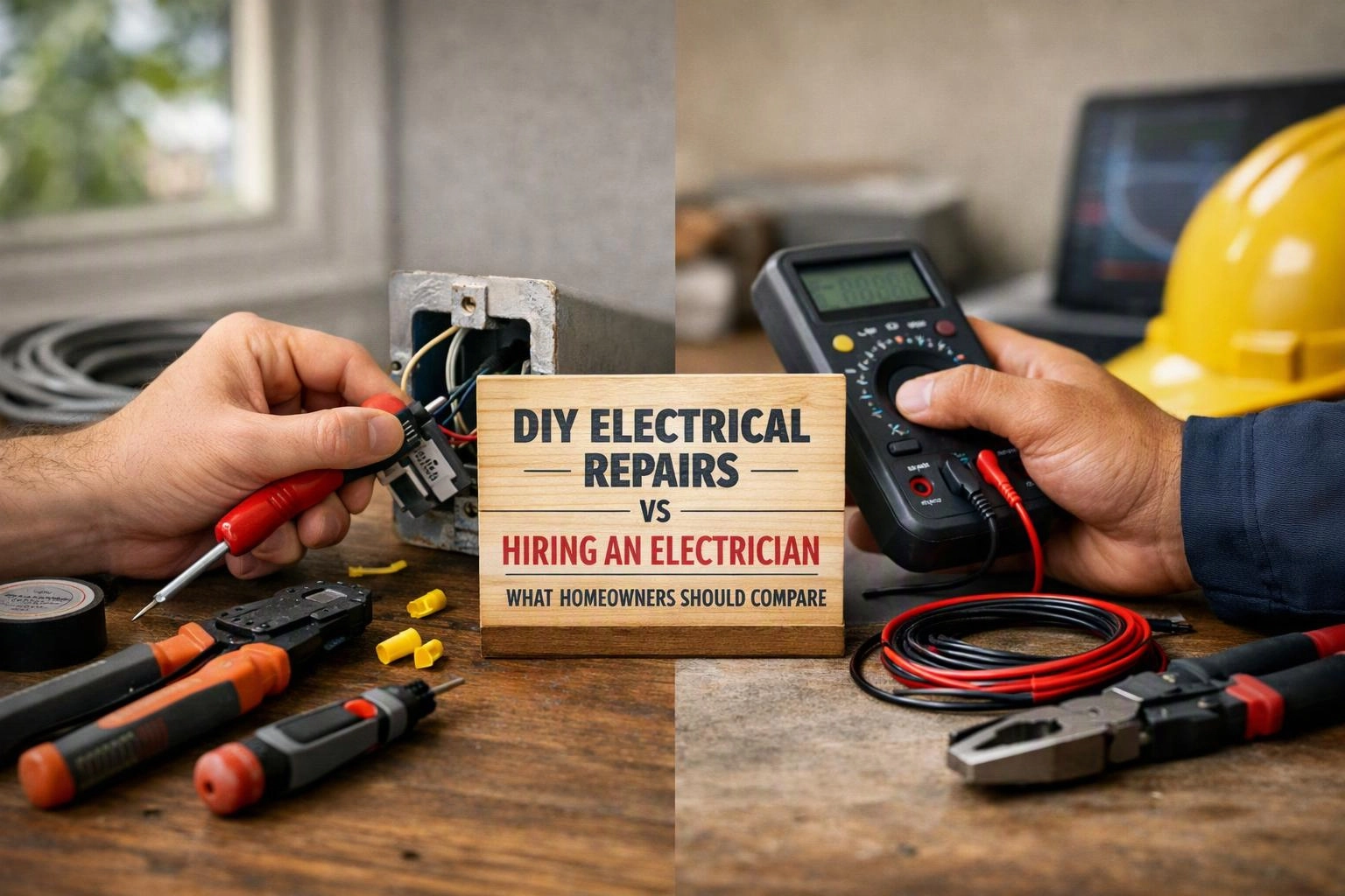 DIY Electrical Repairs vs Hiring an Electrician: What Homeowners Should Compare in Riverside, CA