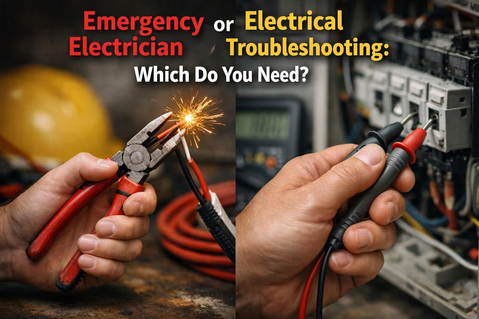 Emergency Electrician or Electrical Troubleshooting: Which Do You Need?