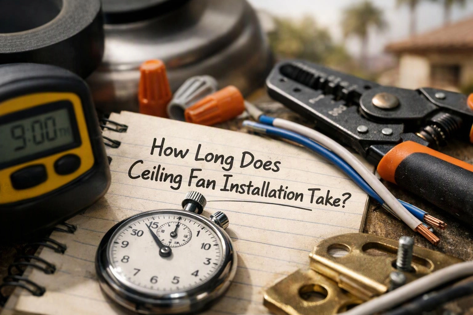 How Long Does Ceiling Fan Installation Take?