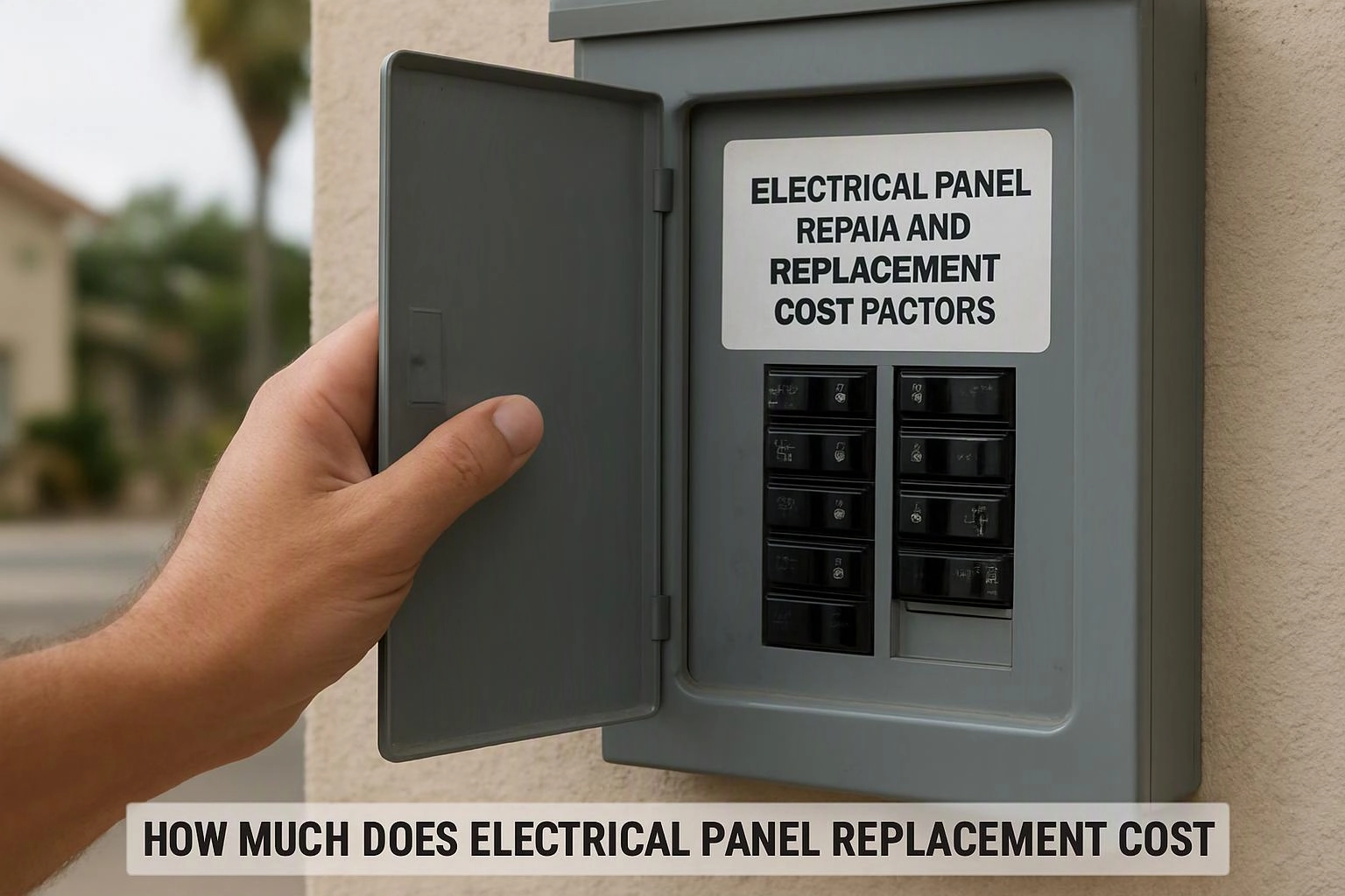 Electrical Panel Repair and Replacement Cost Factors in Riverside, CA