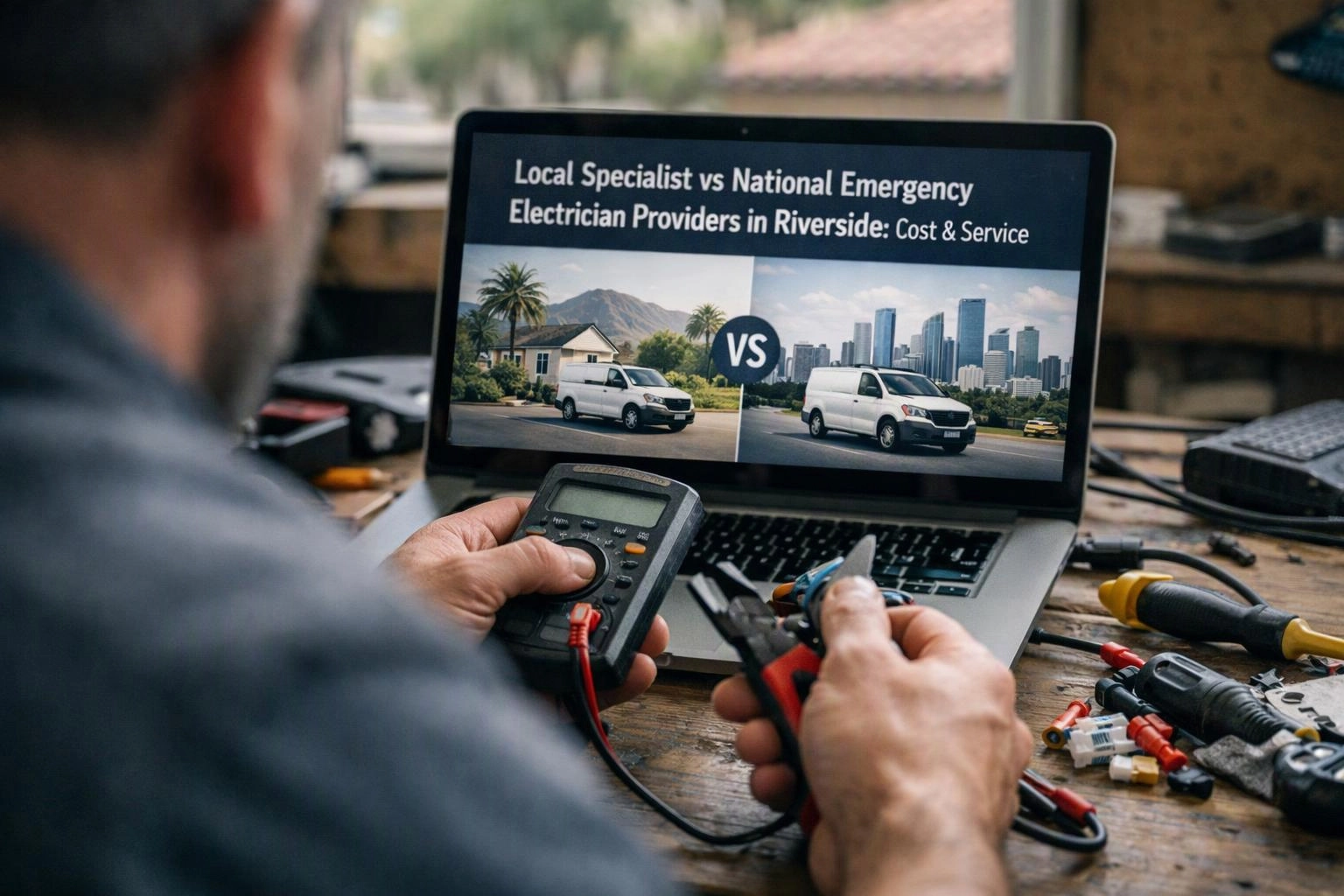 Local Specialist vs National Emergency Electrician Providers in Riverside: Cost & Service Compared